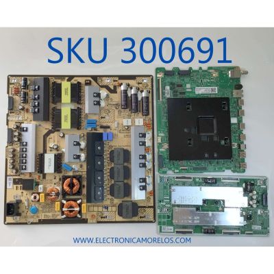 KIT DE TARJETAS PARA TV SAMSUNG / MAIN BN94-15333X / BN41-02749A / BN9415333X / FUENTE BN44-01039A / L85S8NA_TDY / BN4401039A / LED DRIVER BN44-01040B / L85S8NC_TDY / BN4401040B / PANEL CY-TT085FMAV3H / DISPLAY BN96-50398A / MODELO QN85Q80TAFXZA AC02